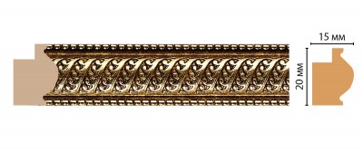 Багет DECOMASTER 583-28 (20*15*2900мм)