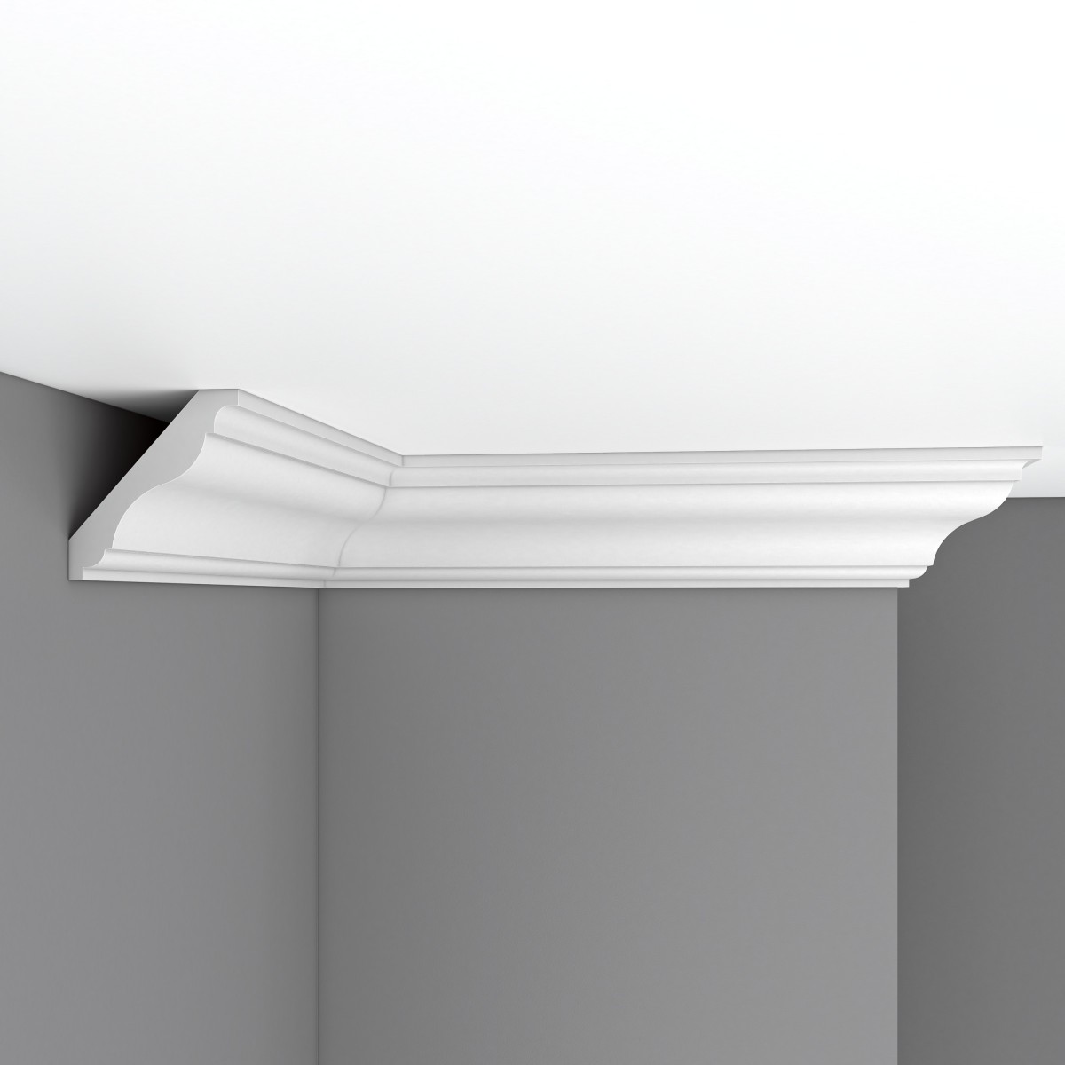 Плинтус потолочный гладкий DECOMASTER DP-357 (85*80*2400мм)