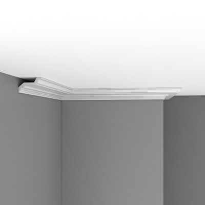 Плинтус потолочный гладкий DECOMASTER DP-374 (60*95*2400мм)