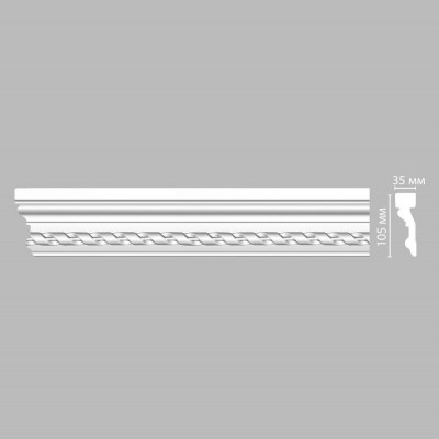 Молдинг с рисунком DECOMASTER DT-1 (105*40*2400мм)