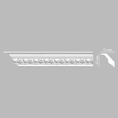 Плинтус потолочный с рисунком DECOMASTER DT-13 (55*55*2400мм)