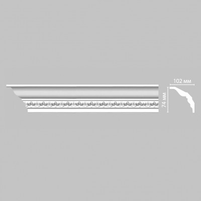 Плинтус потолочный с рисунком DECOMASTER DT-3 (74*102*2400мм)