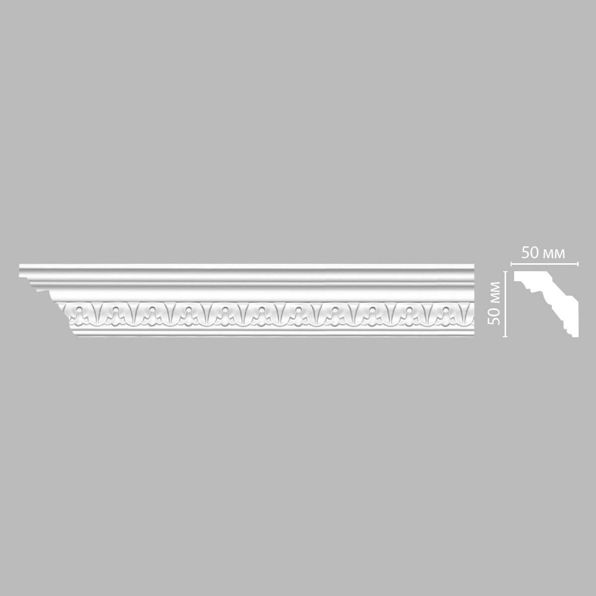 Плинтус потолочный с рисунком DECOMASTER DT-9811 (50*50*1200мм)