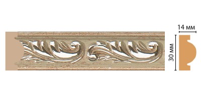 Молдинг DECOMASTER 157-59 ДМ (30*13*2400 мм)