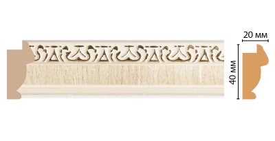 Багет DECOMASTER 807-6 (40*20*2900мм)
