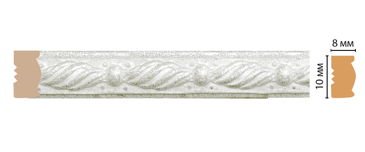 Молдинг DECOMASTER 107-20 (10*8*2400мм)