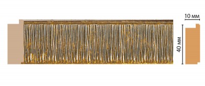 Молдинг DECOMASTER 109-17 (40*10*2400мм)