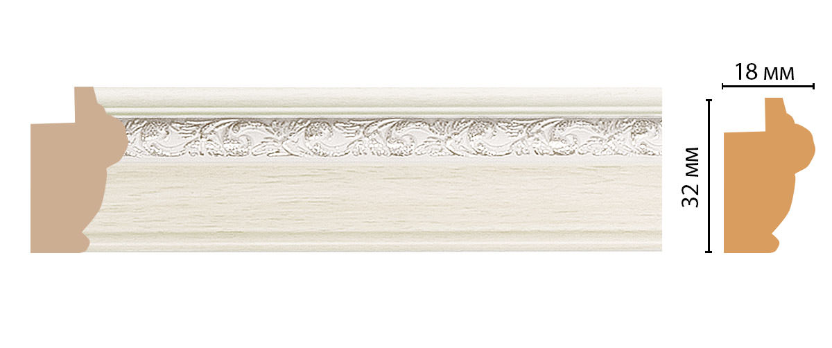 Багет  DECOMASTER 534-15 (32*18*2900мм)
