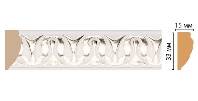 Молдинг DECOMASTER 101C-60 ДМ (33*15*2400 мм)