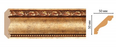 Плинтус потолочный DECOMASTER 155-552 ДМ (50*50*2400 мм)