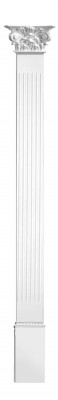 Комплект DK-82220-SET1: пилястра DK-82220, капитель DK-82221, основание DK-82222