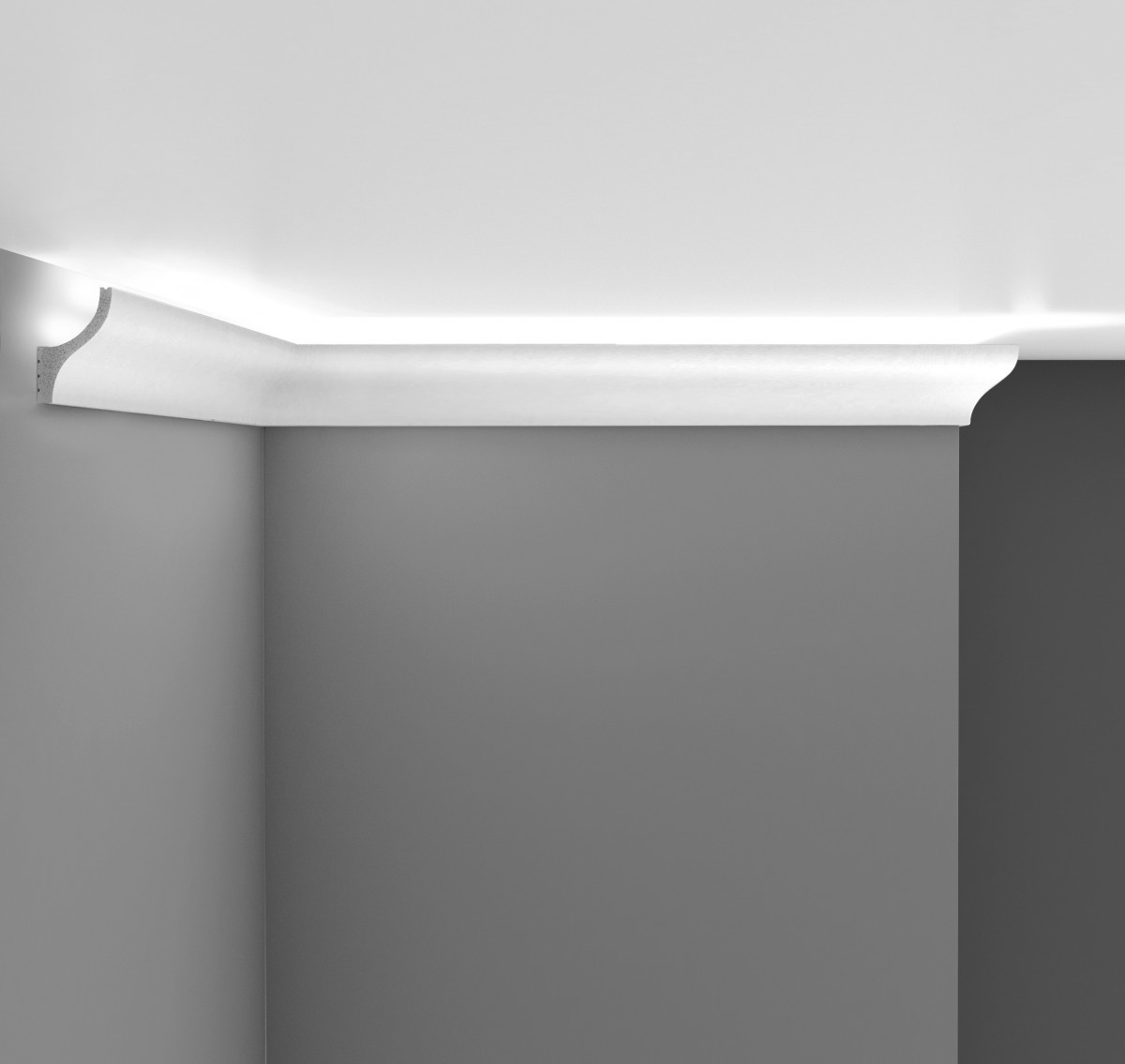 Плинтус потолочный под подсветку DECOMASTER D506-115 ДМ (50*32*2000 мм)