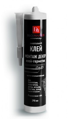 Клей-герметик Decomaster Монтаж-Декор 280 мл