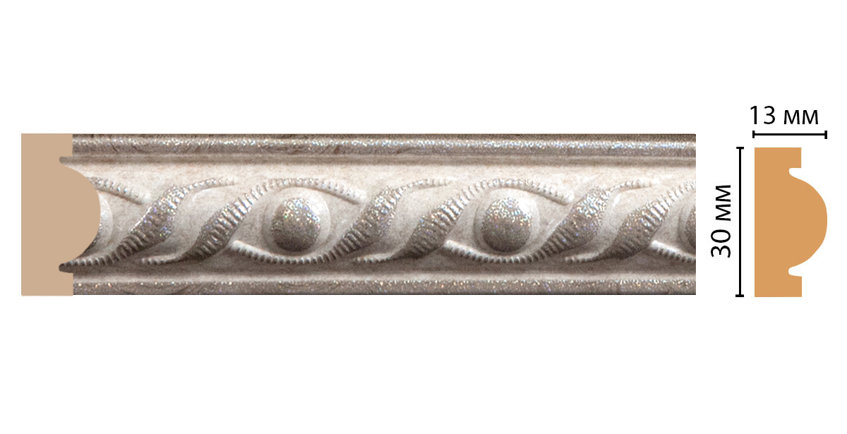 Молдинг DECOMASTER 157-18A ДМ (30*13*2400 мм)