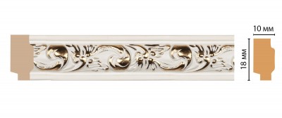 Молдинг DECOMASTER 158-54 ДМ (18*10*2400 мм)
