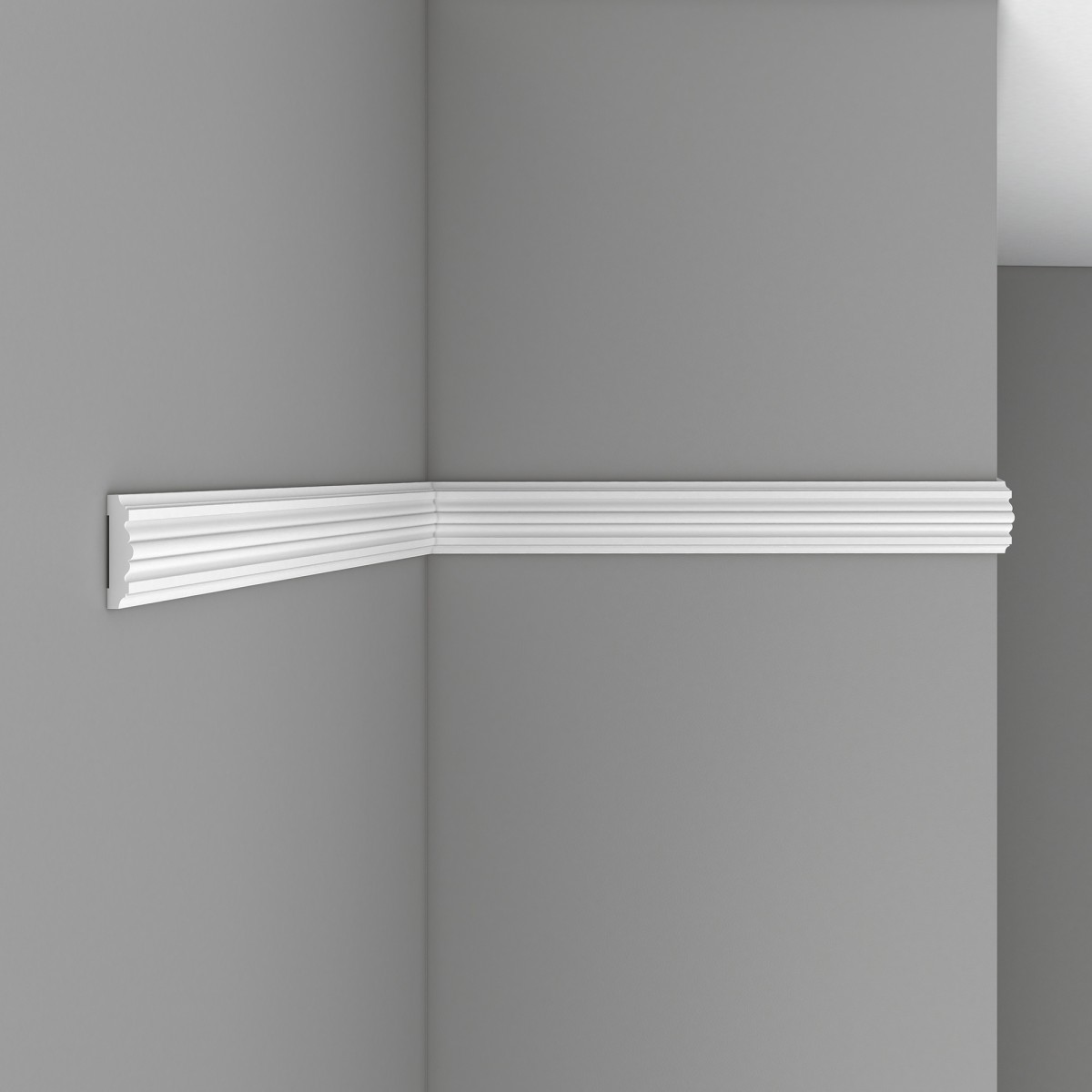Молдинг гладкий DECOMASTER 97615F гибкий (50*12*2400мм)