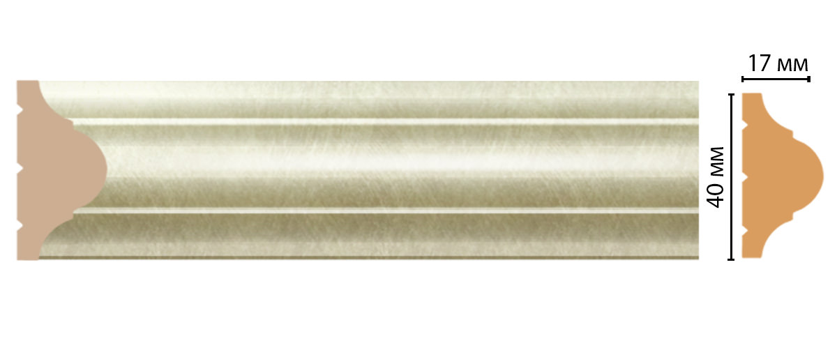 Молдинг DECOMASTER D002-373 (40*17*2400мм)
