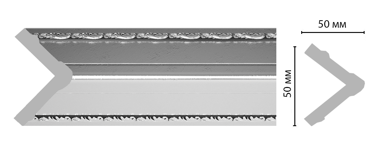 Угол DECOMASTER 142-63 ШК/15 (50*50*2400мм)
