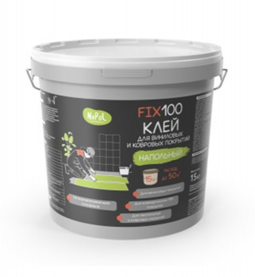 для виниловых и ковровых покрытий NaPol FIX 100 15 кг
