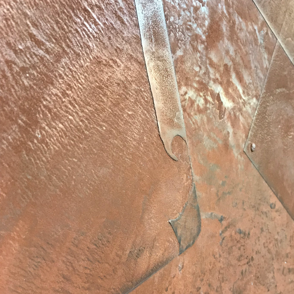 Краска «медь» с эффектом металлической поверхности ITALICA  METALLICO, база RAME (1кг)