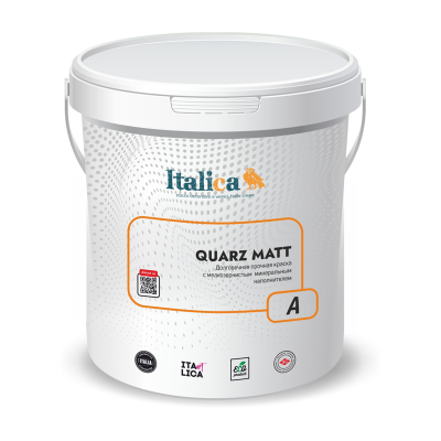 Пробник краски ITALICA QUARZ, MATT, «А» (100гр)