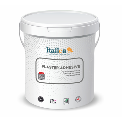 Суперадгезивный, заполняющий неровности и сетку состав ITALICA PLASTER, ADHESIVE 600 (3,5кг)