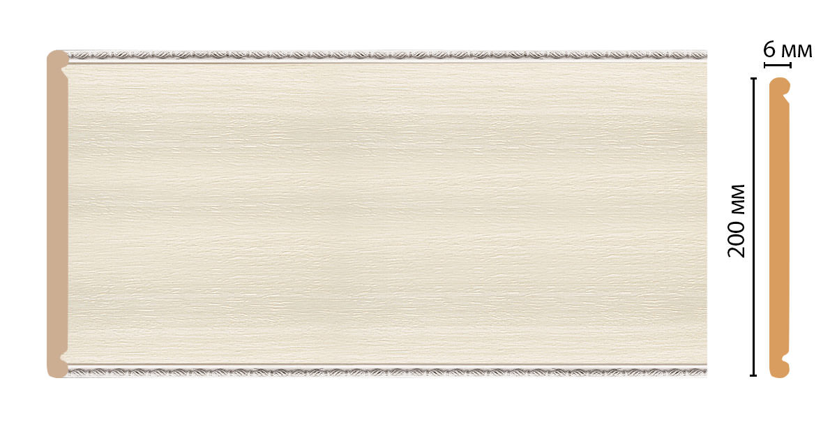 Декоративная панель DECOMASTER F20-15 (200*6*2400мм)