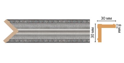 Угол DECOMASTER 116-55 (30*30*2400 мм)