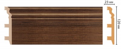 Плинтус напольный DECOMASTER D233-74 ШК/8 (120*23*2400мм)