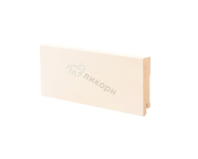 напольный МДФ кремовый (магнолия) 80х16 мм К-06