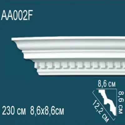Карниз потолочный с рисунком AA002F 86х86
