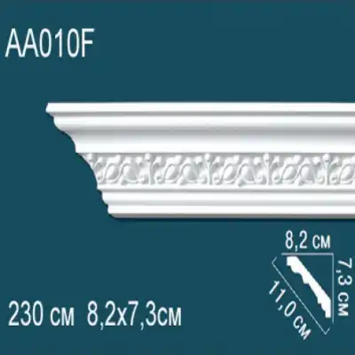 Карниз потолочный с рисунком AA010F 73x82