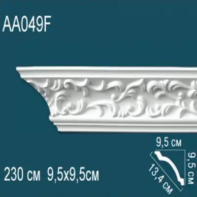 Карниз потолочный с рисунком AA049F 95х95