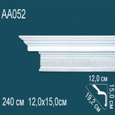 Карниз потолочный с рисунком AA052 150x120