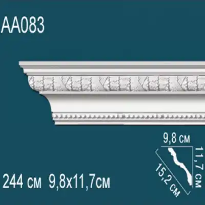 Карниз потолочный с рисунком AA083 117x98