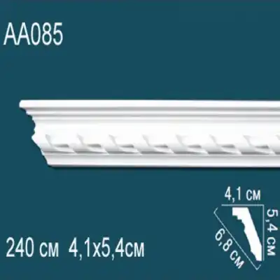 Карниз потолочный с рисунком AA085 54x41