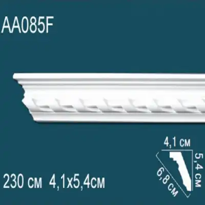 Карниз потолочный с рисунком AA085F 54x41