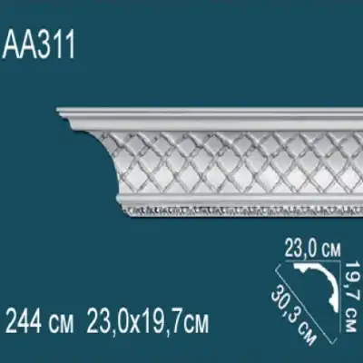 Карниз потолочный с рисунком AA311 197х230