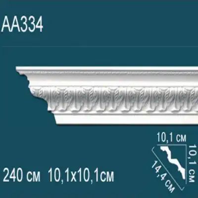Карниз потолочный с рисунком AA334 101х101