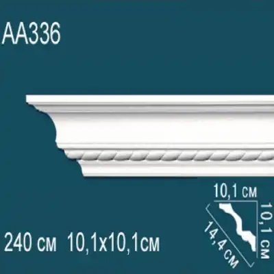 Карниз потолочный с рисунком AA336 101х101