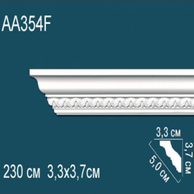 Карниз потолочный с рисунком AA354F 37x33