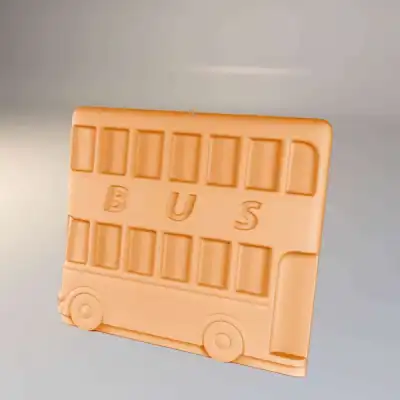 Мягкая защитная 3D панель с рисунком "BUS"