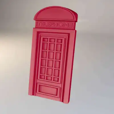 Мягкая защитная 3D панель с рисунком "Telephone"