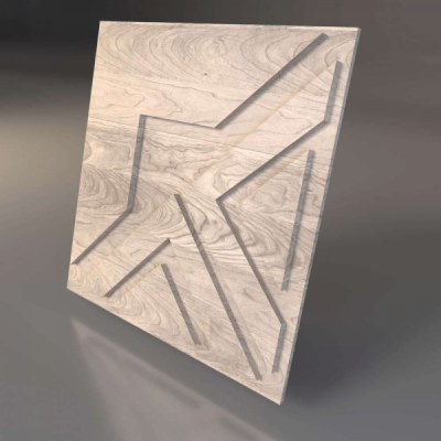 Декоративные деревянная 3D панель "CROSSBOW"