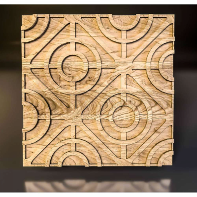 Декоративные деревянная 3D панель "Candlestick"