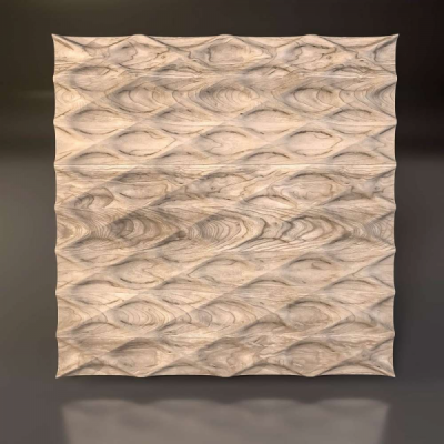 Декоративные деревянная 3D панель "Grid"