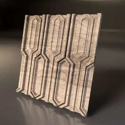 Декоративные деревянная 3D панель "Stained glass"