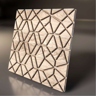 Декоративные деревянная 3D панель "Mosaic"