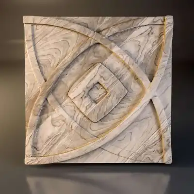 Декоративные деревянная 3D панель "Radius"