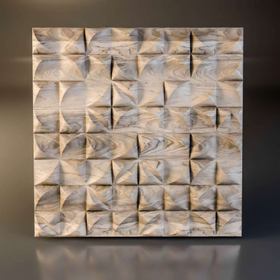 Декоративные деревянная 3D панель "Konvertik"
